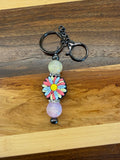RTS Pastel Daisy Keychain