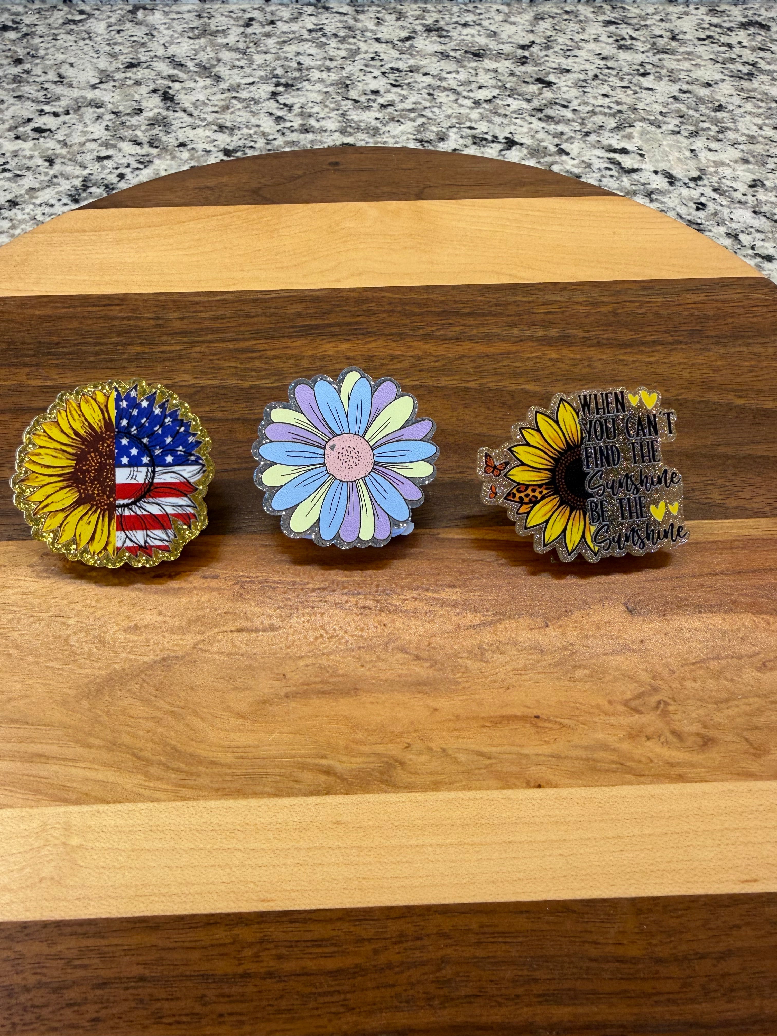 RTS Floral Magnet Clip