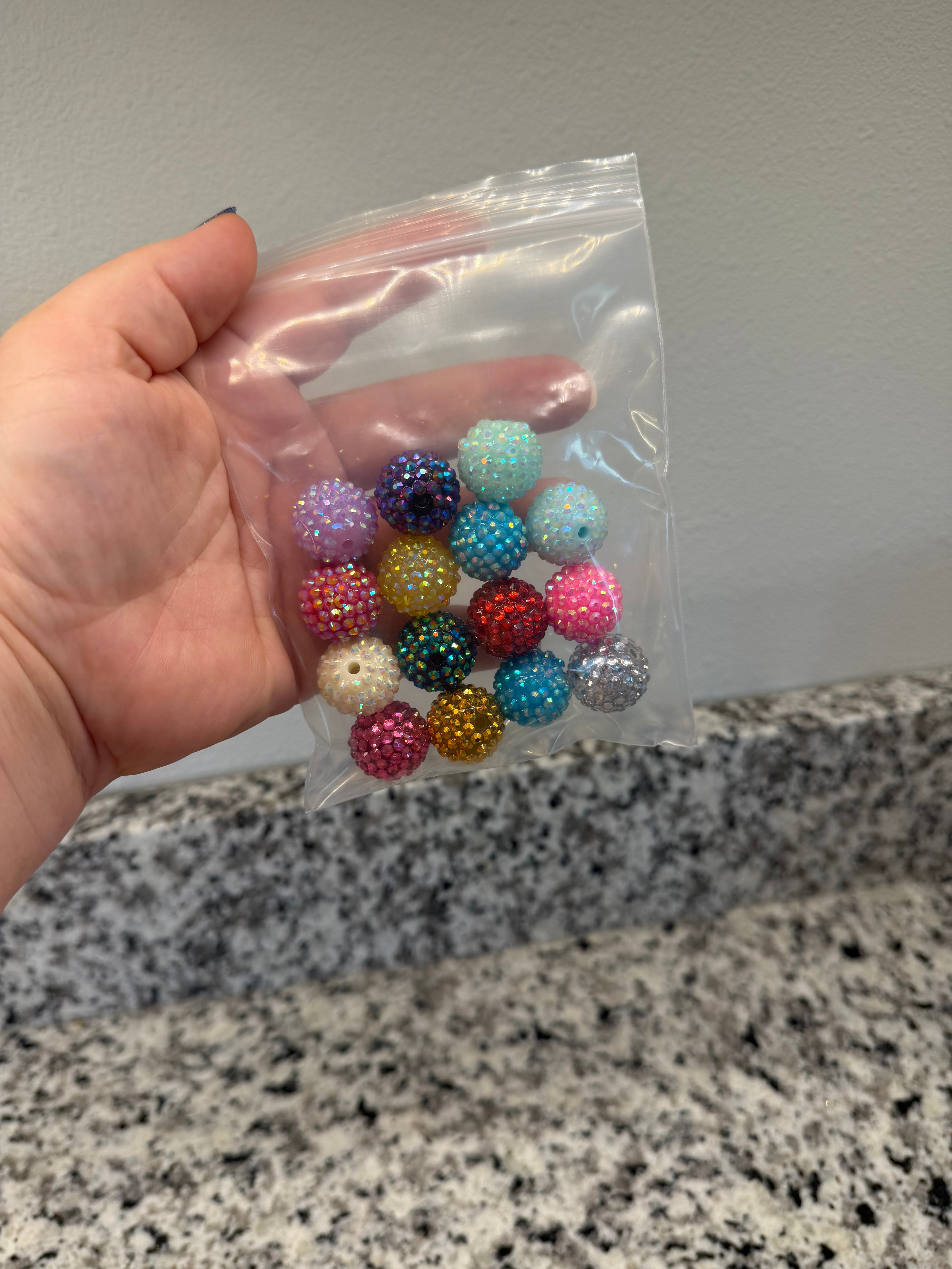 Rhinestone Acrylic Color Mix 15 pack