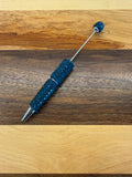 Beadable Rhinestone Pen - Island Blue