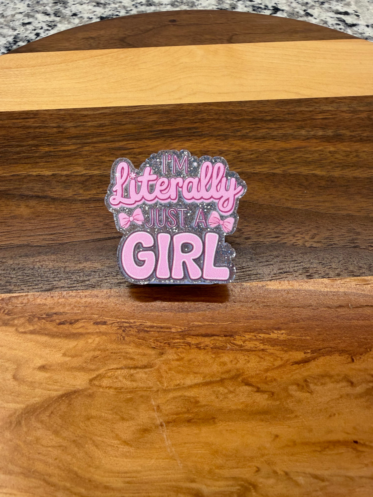 RTS Literally Just a Girl Magnet Clip