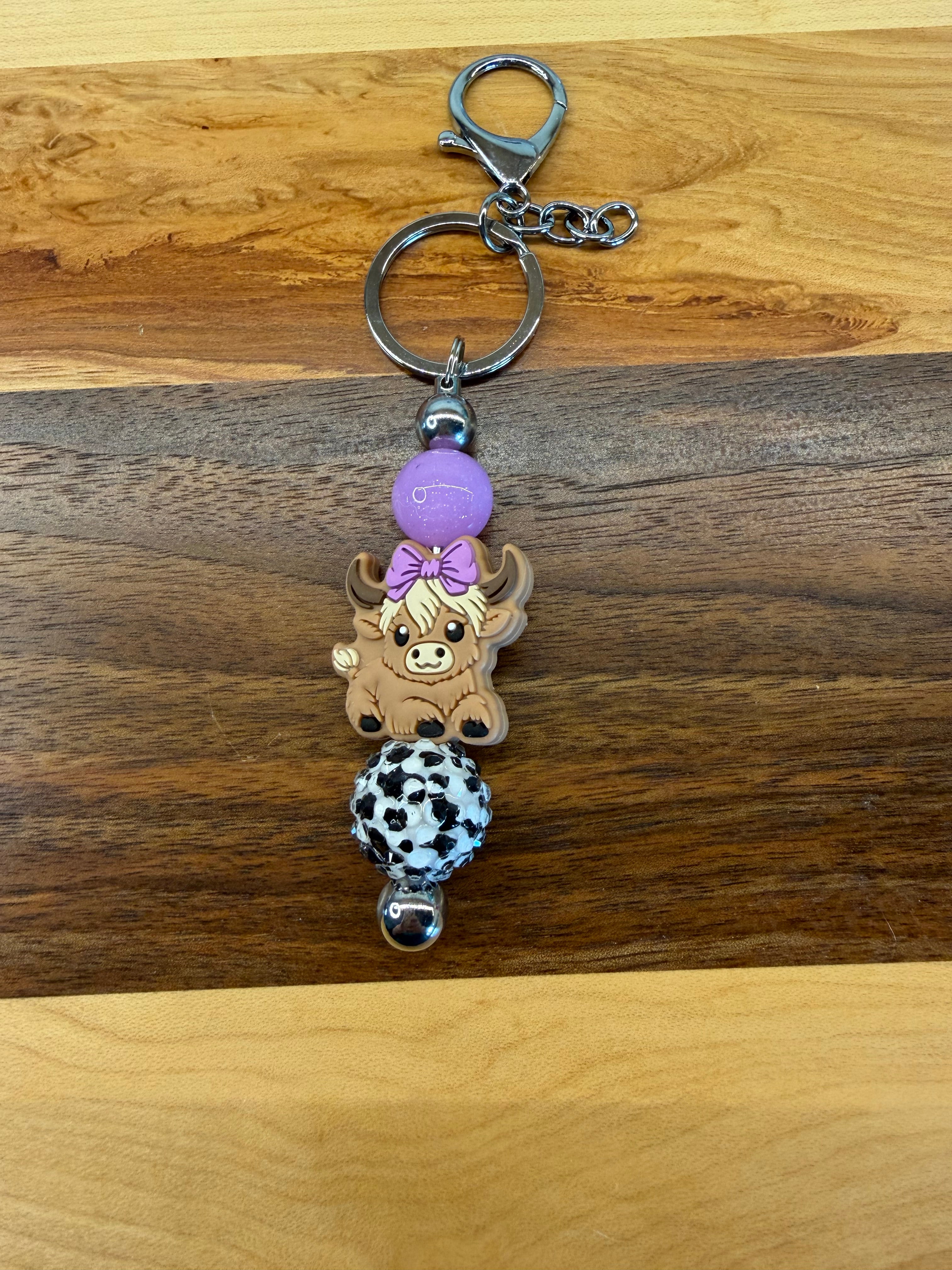 RTS Purple Highland Keychain