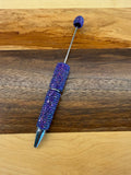 Beadable Rhinestone Pen - Mermaid Purple