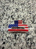 American Flag Claw Clip