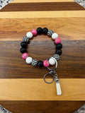 RTS - Rose Checker Wristlet