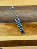 Beadable Pen - Plaid Print