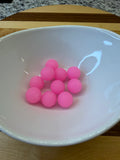 15mm Silicone Glow Beads - Pink