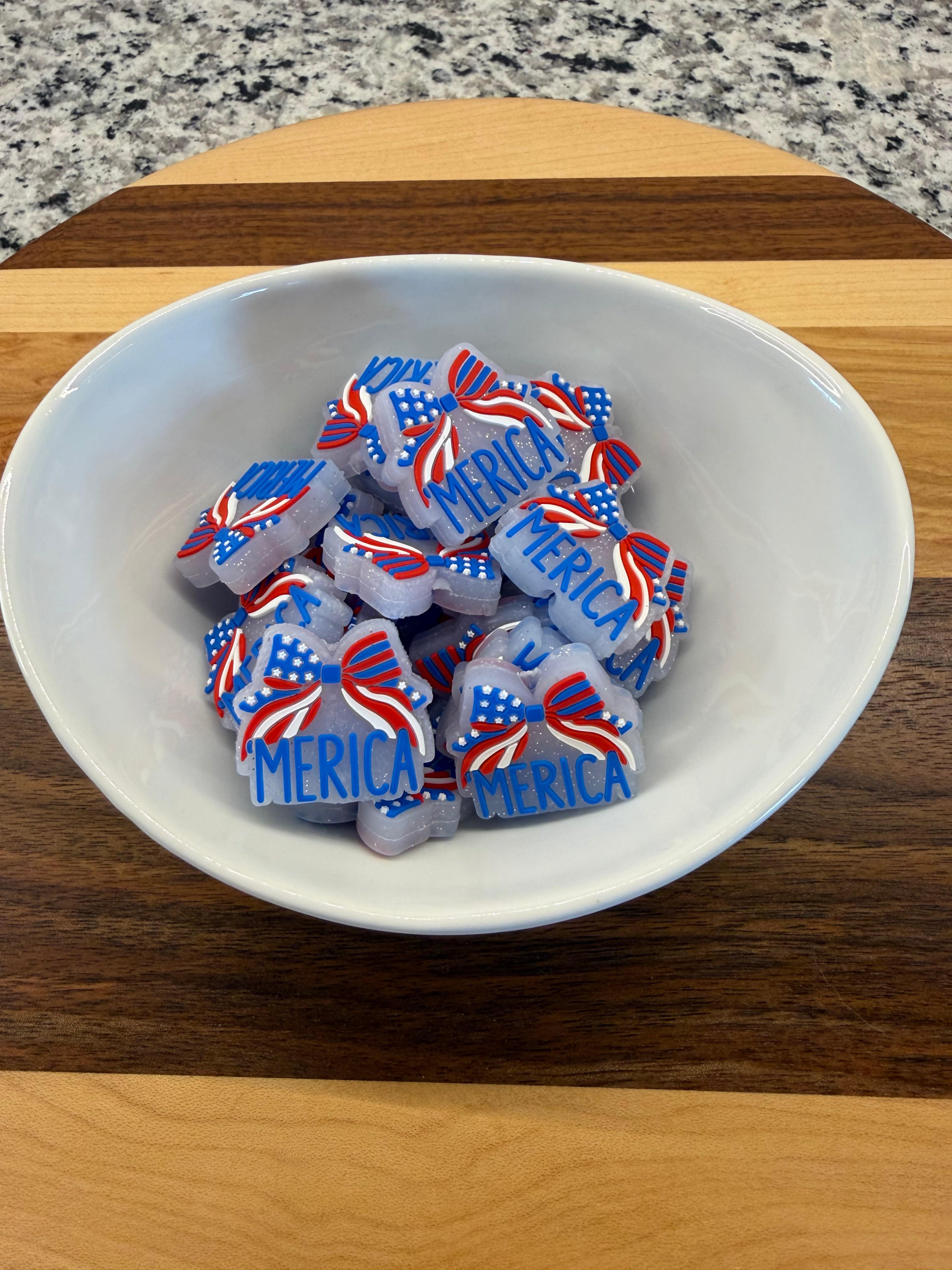Patriotic Bow Focal