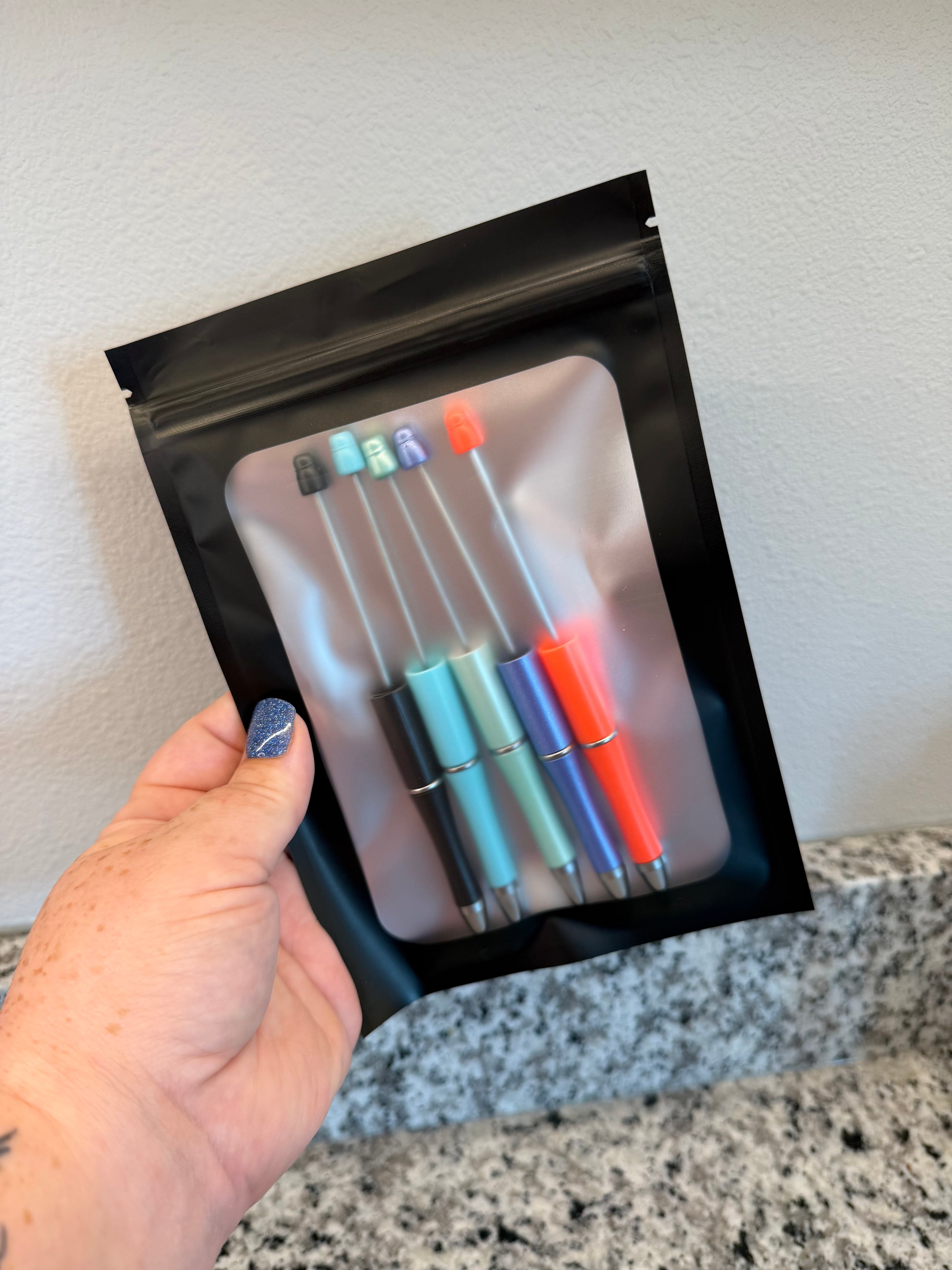 Beadable Pens - 5 pk Color Mix