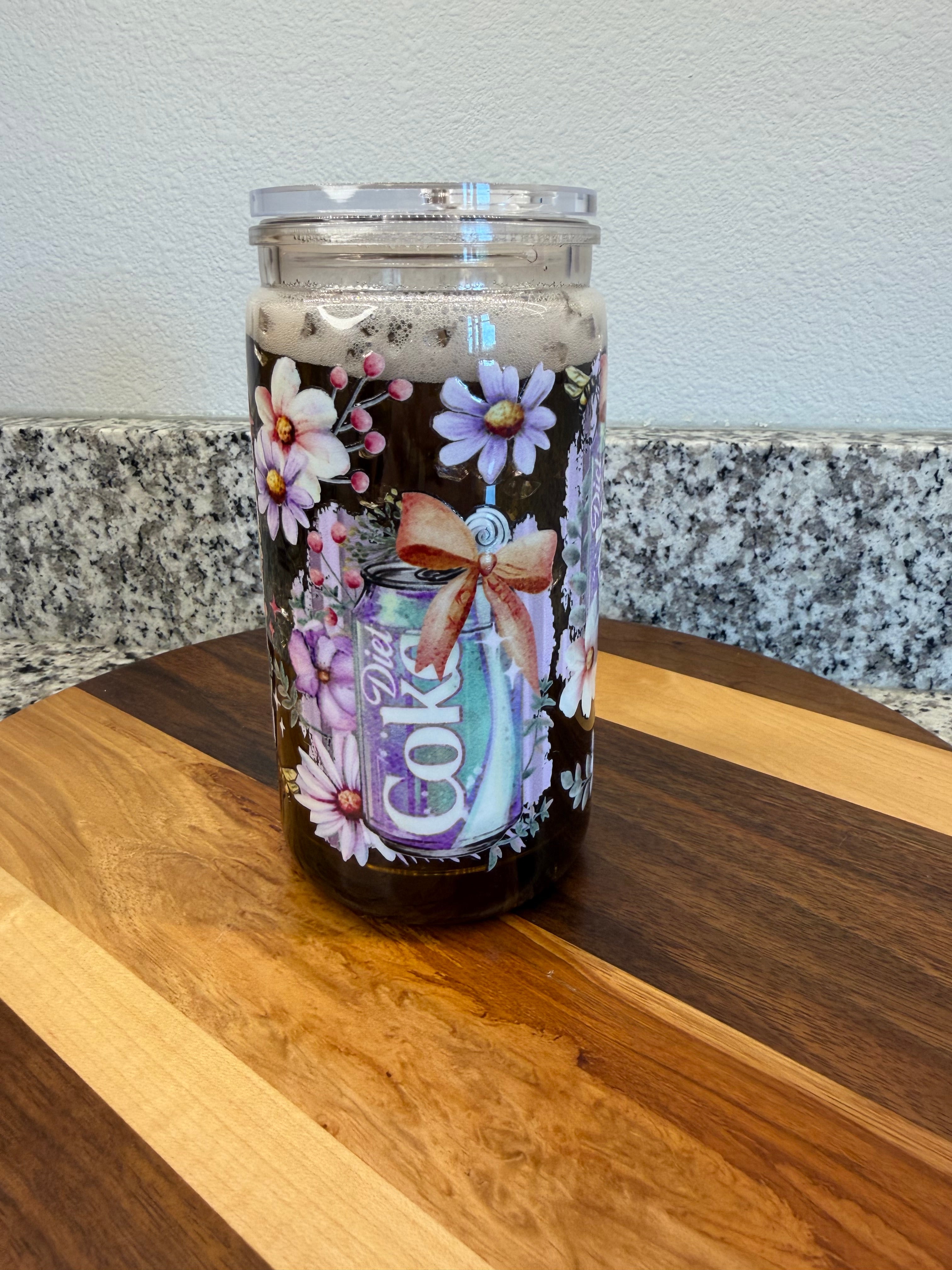 RTS Diet Coke floral