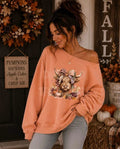 Fall Highland Cow
