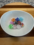 Bubble Pearl Acrylic 16mm - 10 pack Color Mix