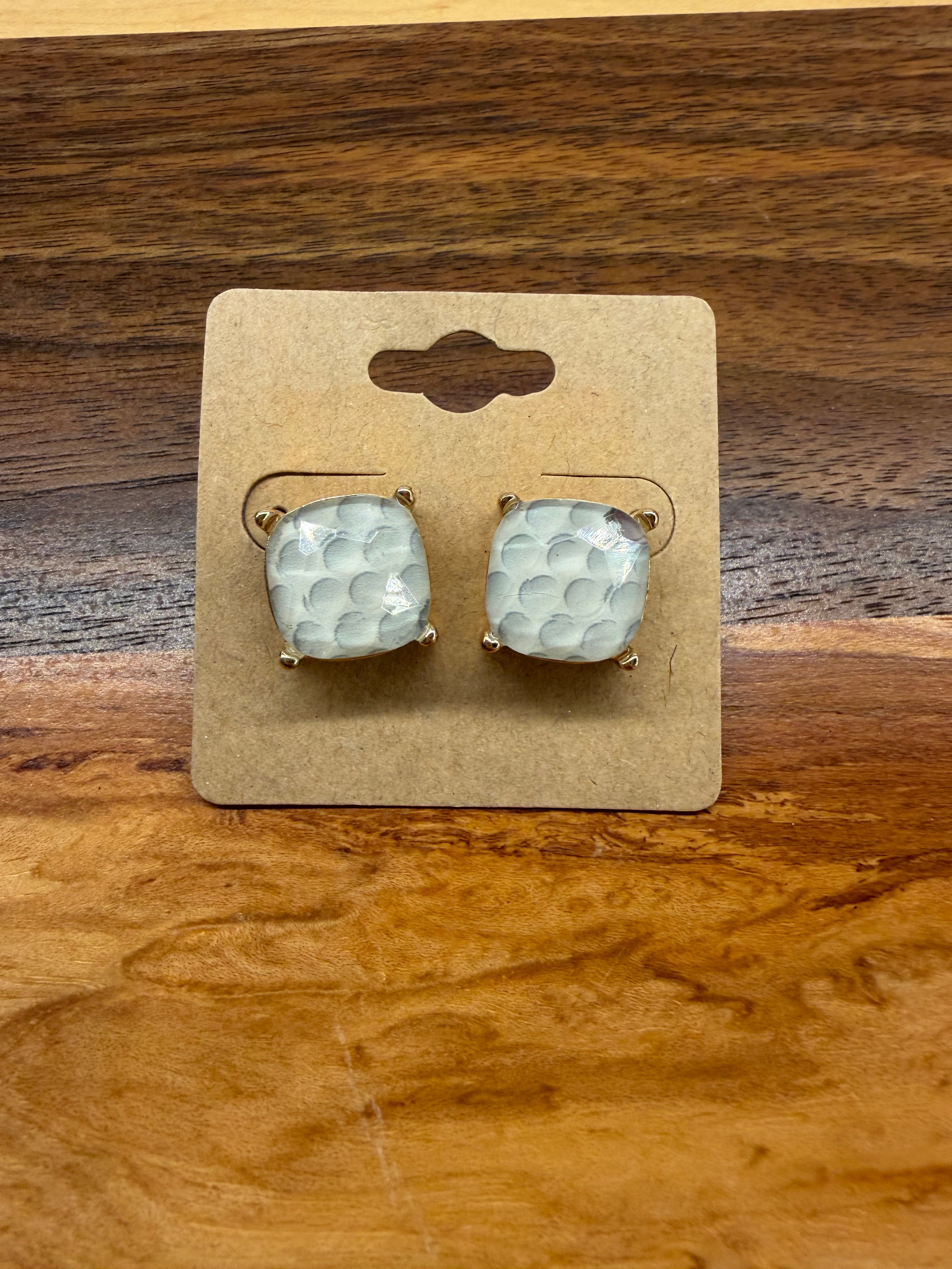 Golf Stud Earrings