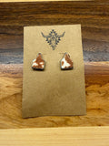Cow Tag Stud Earrings