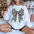 Christmas light Checkered Bow