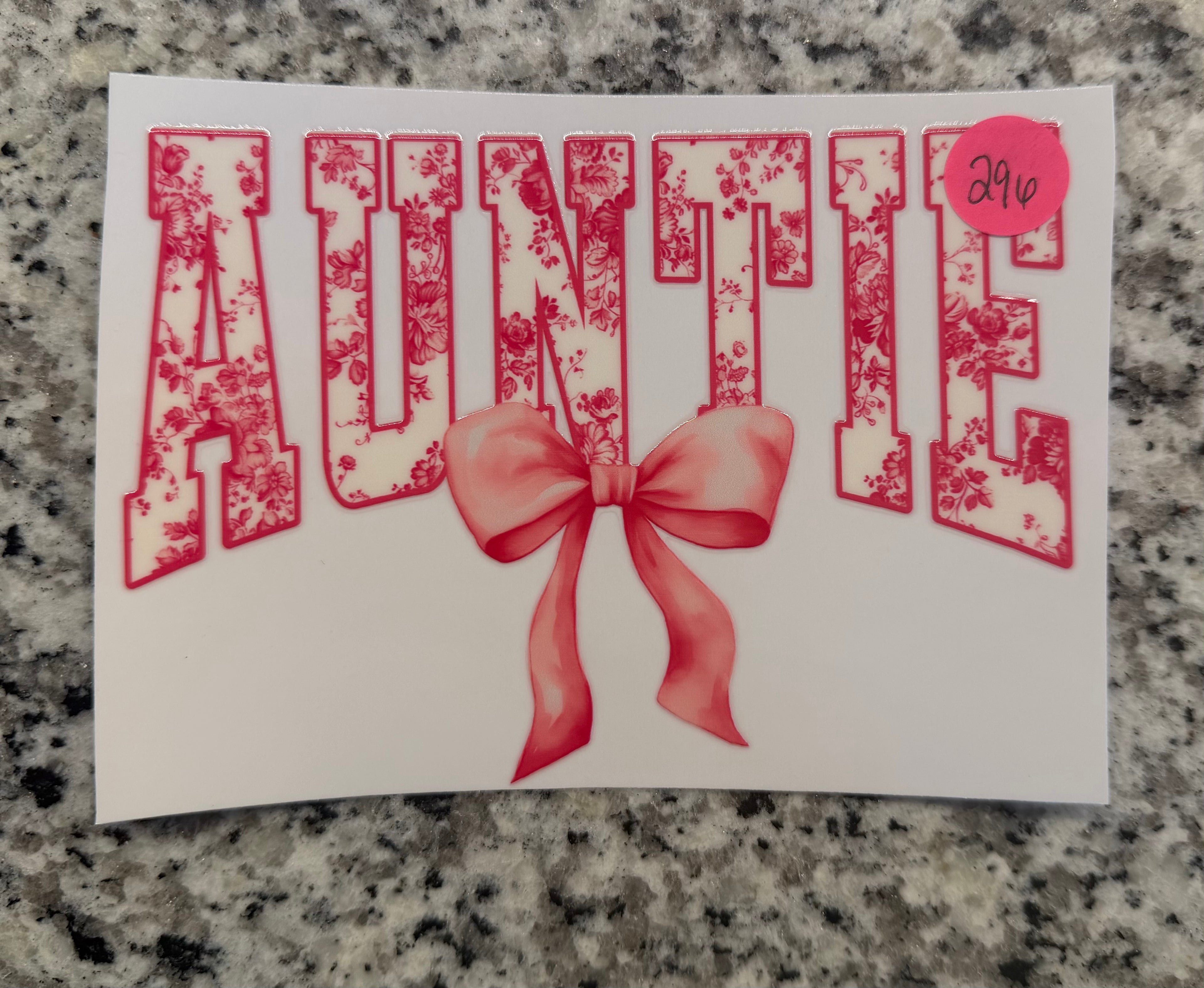 #296 Decal