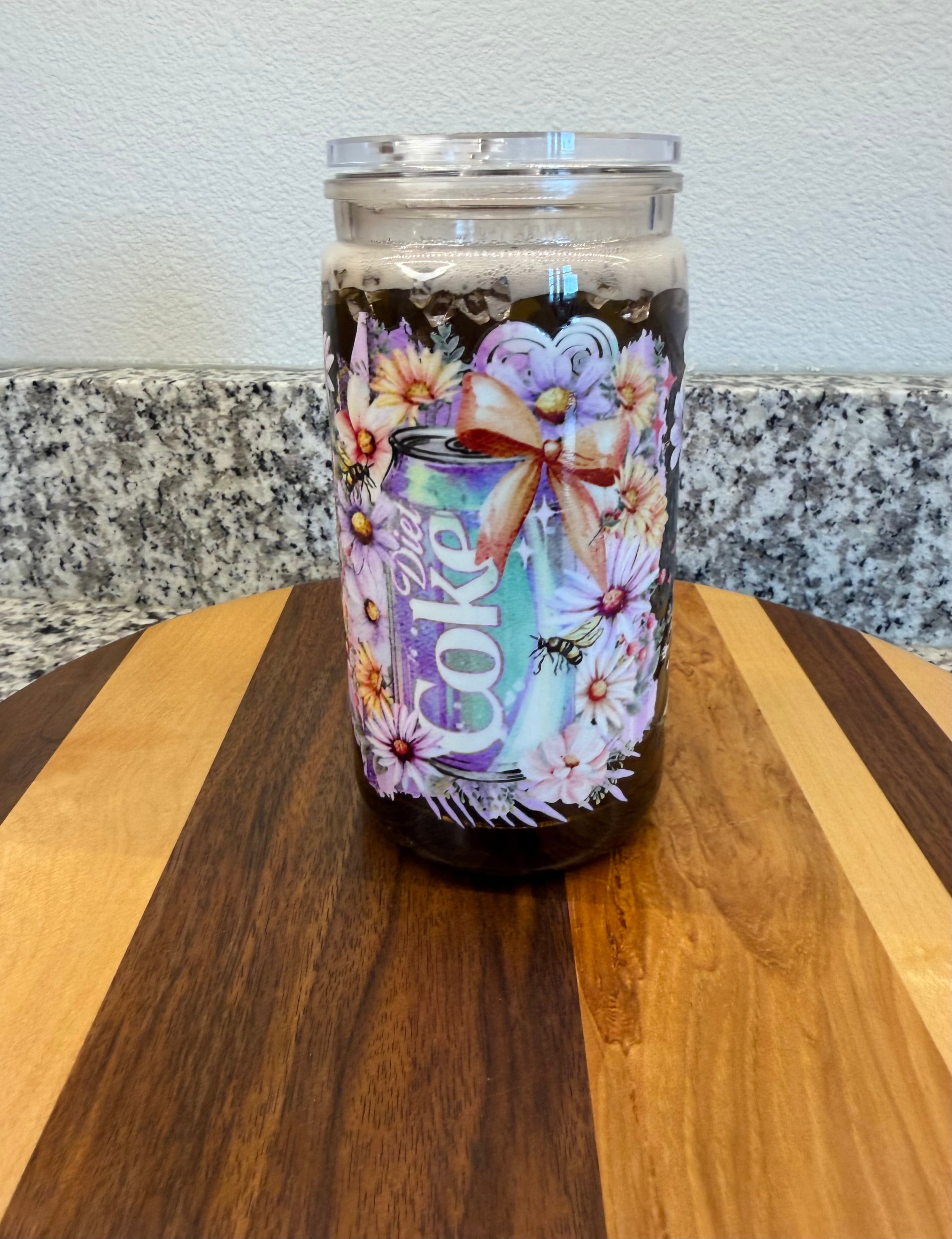 RTS Diet Coke floral