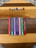 Long Style Rhinestone Beadable Pen