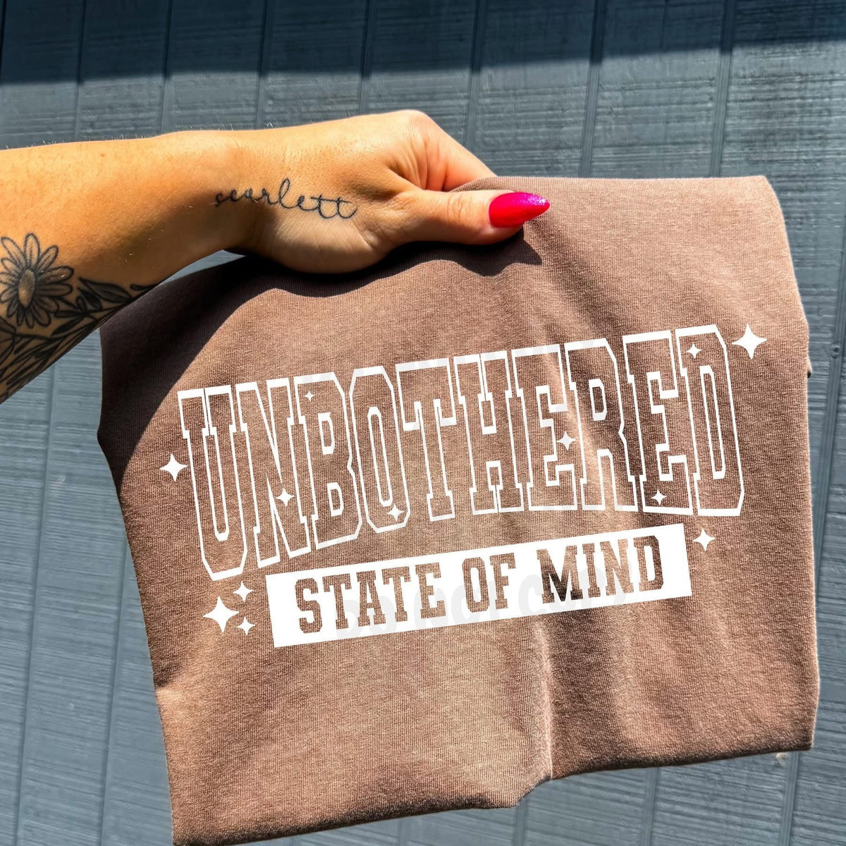 Unbothered state of mind