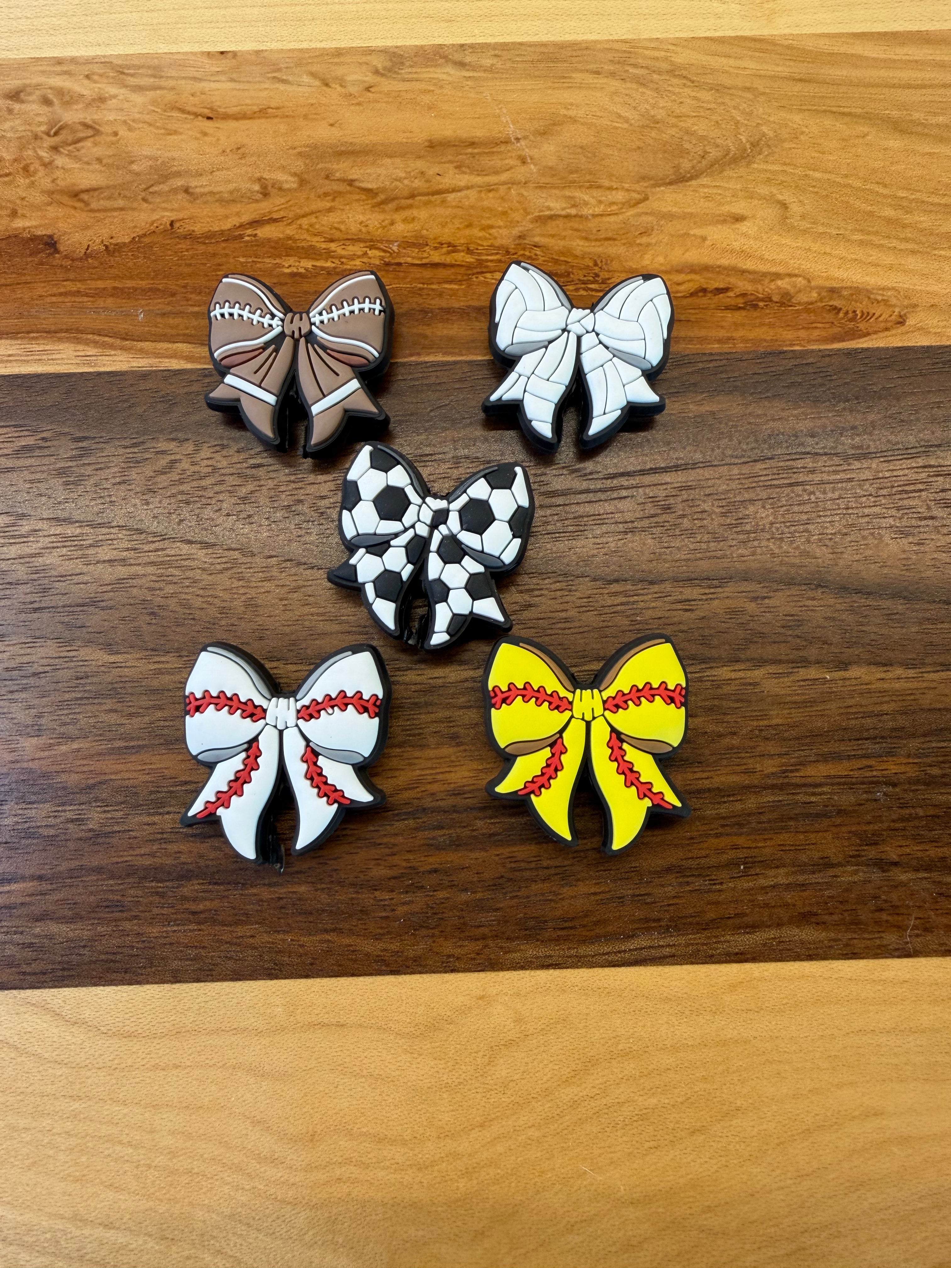 Sports Ball Big Bow Focal