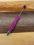 Beadable Rhinestone Pen - Mean Girl Pink
