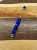 Beadable Rhinestone Pen - Royal