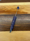 Beadable Rhinestone Pen - Plum